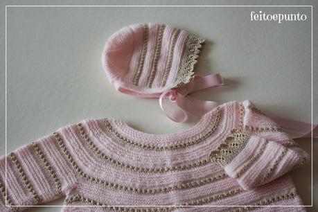 Vestido de punto para bebé