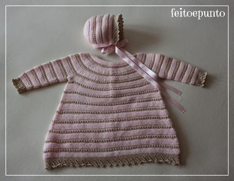 Vestido de punto para bebé