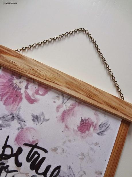 DIY Soporte de láminas