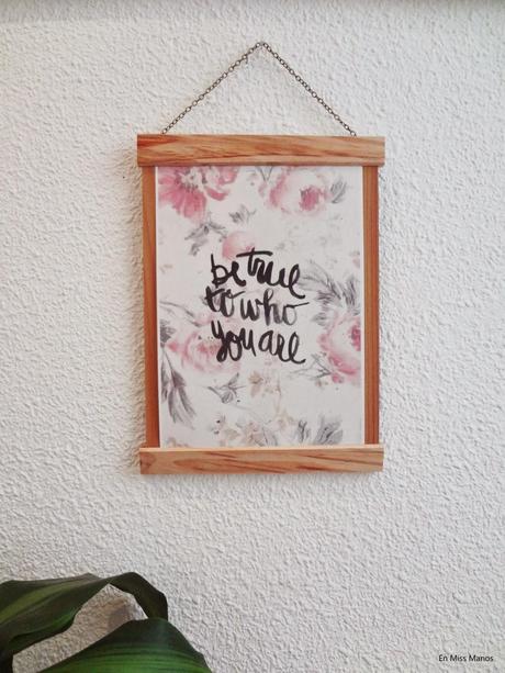 DIY Soporte de láminas