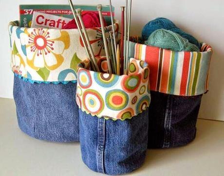 Muchas ideas para reciclar tus viejos jeans