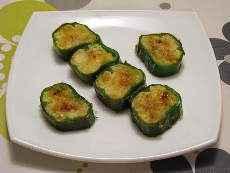 Pimiento relleno de tortilla de patatas