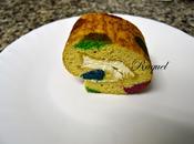 Brazo Gitano Círculos Colores Relleno Nata