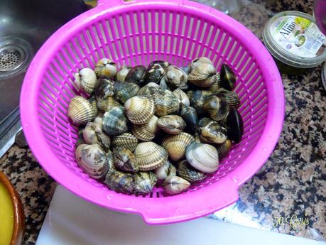 Cocina conmigo: Almejas y berberechos en salsa