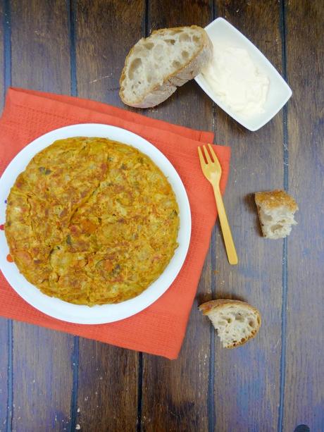 Tortilla de patata y pisto