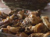 Pollo ajillo. Receta tradicional