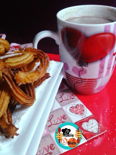 Churros con azúcar