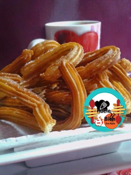 Churros con azúcar