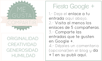 Iniciativa para Bloggers: ME GUSTA COMPARTIR