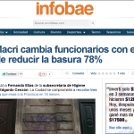 El gobierno porteño se deshace de la basura