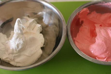 como hacer suspiritos de dos colores como hacer merenguitos de dos colores