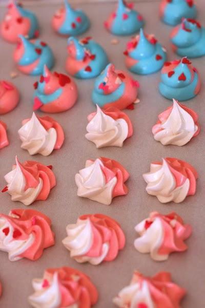 como hacer merenguitos de dos colores