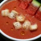 Gazpacho receta con sandia