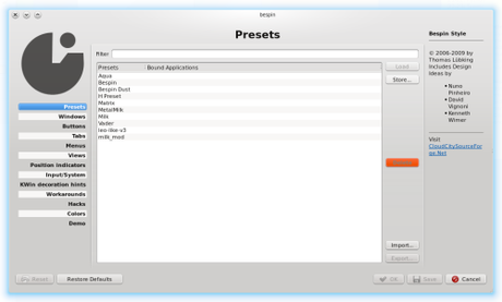 Cómo utilizar Bespin en Archlinux.