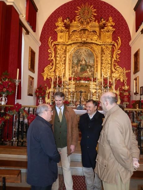 Visita del Obispo Auxiliar al santuario de la Divina Pastora