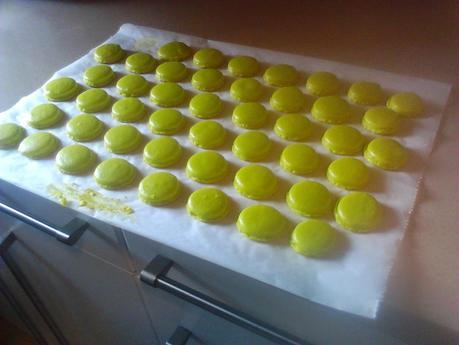 MACARON DE CHOCOLATE Y PISTACHO