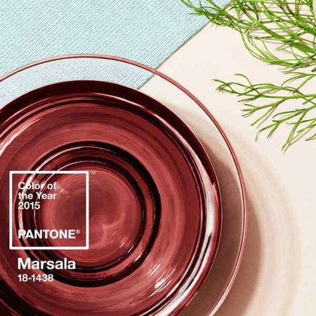 Pantone color Marsala