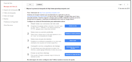 Utiliza Webmaster Tools para indexar tus post a Google. Utiliza Webmaster Tools para indexar tus post a Google.