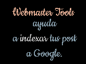 Utiliza Webmaster Tools para indexar post Google.