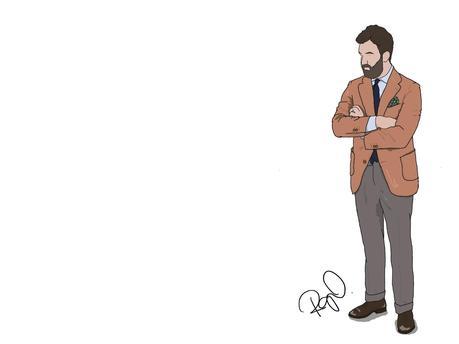 Rodrigo Saldaña, ilustrador y gran tipo.