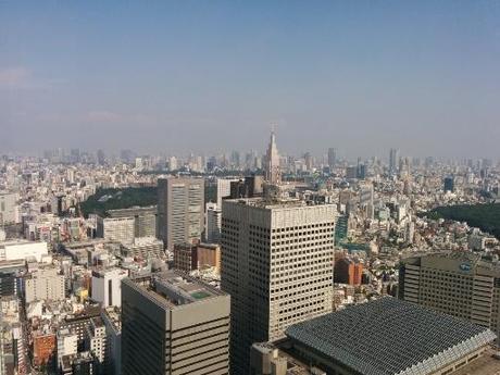 vistas desde el gobierno metropolitano de tokio