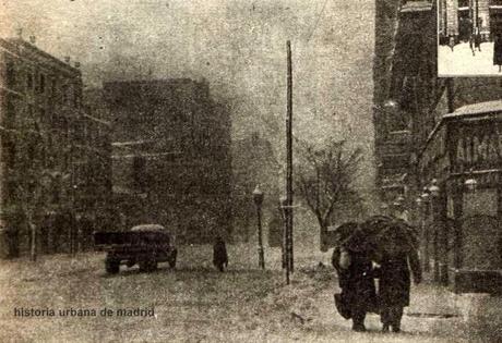 Estampas. Madrid en Guerra. La nevada del 38