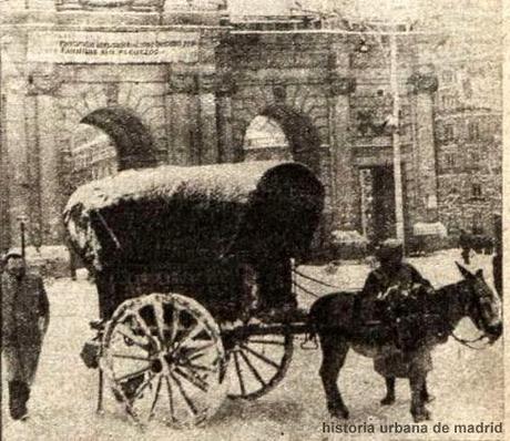 Estampas. Madrid en Guerra. La nevada del 38