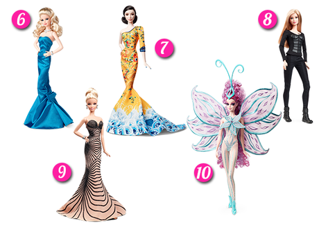 10 mejores Barbies de Colección 10 mejores Barbies de Colección