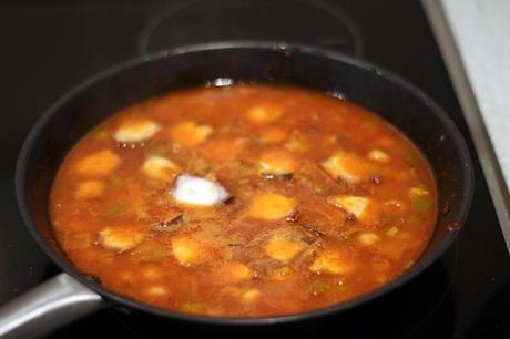 Garbanzos con pulpo