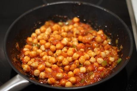 Garbanzos con pulpo
