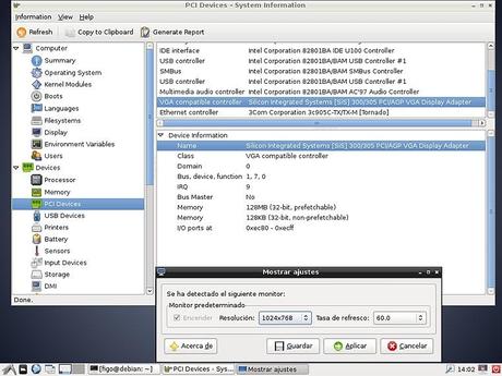 Cómo cambiar la resolución y profundidad de bits.