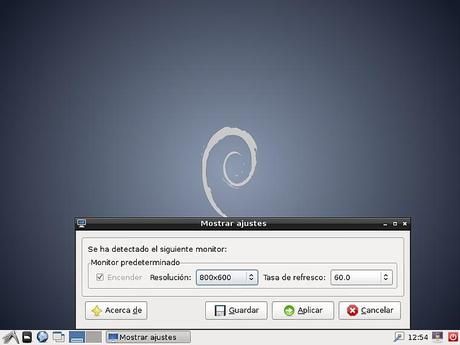Cómo cambiar la resolución y profundidad de bits.