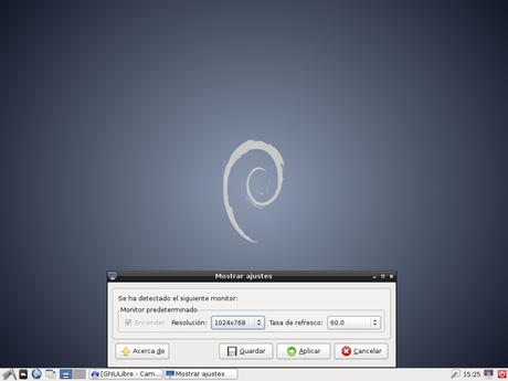 Cómo cambiar la resolución y profundidad de bits.