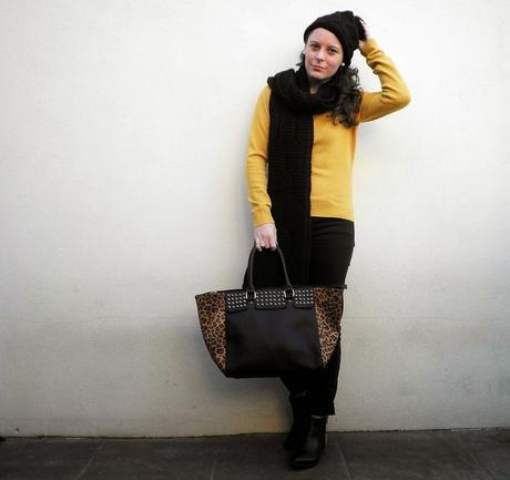 mostaza, animal print, mi vestido azul, fashion blogger, moda, castellón, valencia 