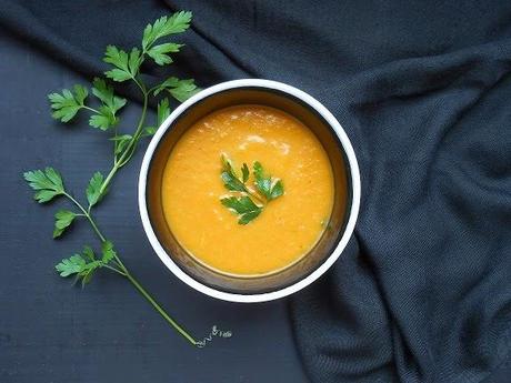 Crema de zanahorias y apio