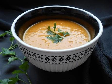 Crema de zanahorias y apio