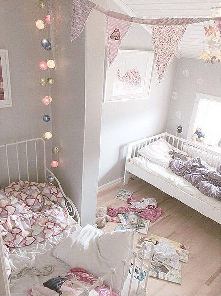 Ideas para decorar con banderines las habitaciones de los más pequeños.