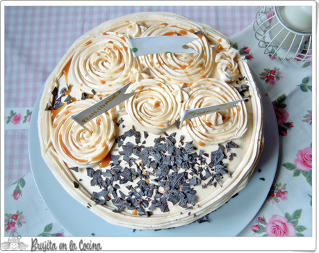 Tarta manzana y caramelo. La del cumple de mamá