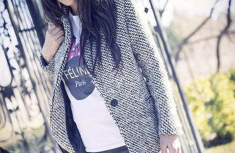 street style barbara crespo féline parís tshirt hat leather pants fashion blogger outfit blog de moda