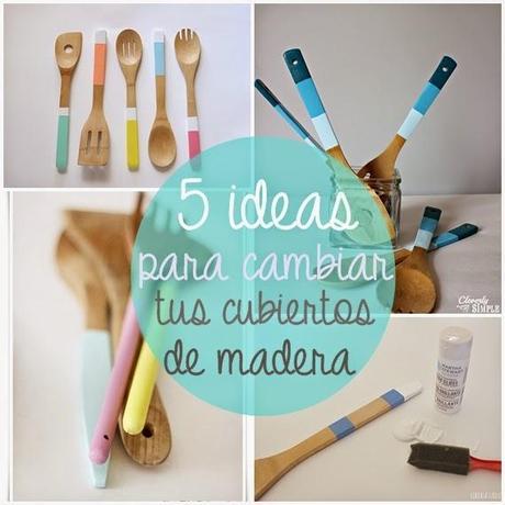 5 IDEAS para cambiar tus utensilios de madera de la cocina! 5 IDEAS para cambiar tus utensilios de madera de la cocina!