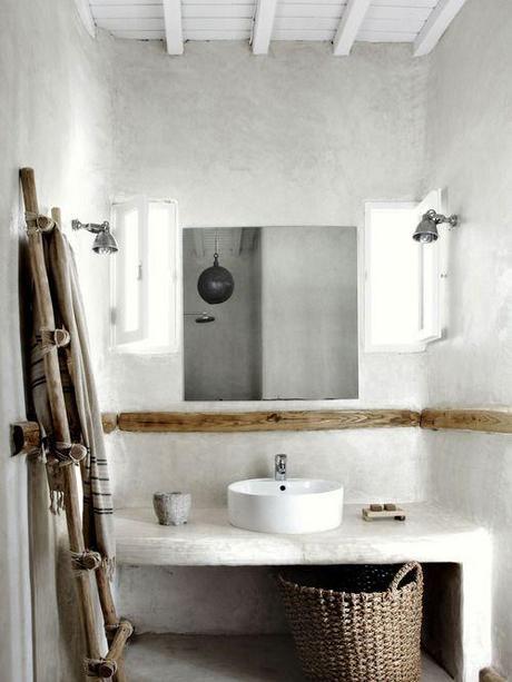Baños en blanco y madera: Frescura y calidez imagen 7