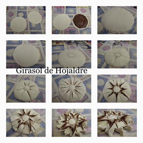 GIRASOL DE HOJALDRE(Semana dulce)