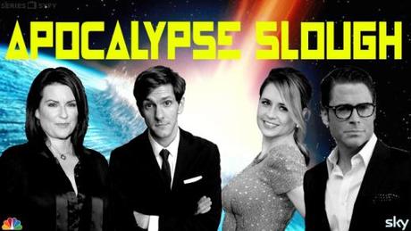 NBC-SKY-Apocalypse-Slough-Rob-Lowe-Jenna-Fischer-Megan Mullally-Matthew-Baynton