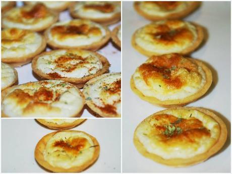 Tartaletas con Soufflé de Queso