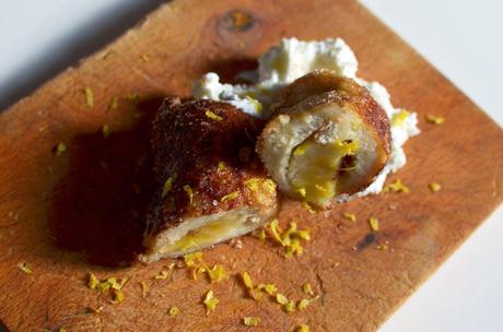 Torrijas rellenas de plátano, escandalosamente buenas