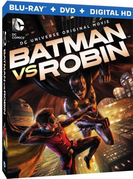 Teaser de la nueva película animada Batman vs Robin Batman vs Robin cover DVD movie