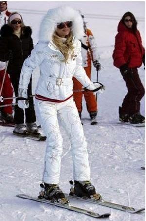 looks de las famosas en la nieve