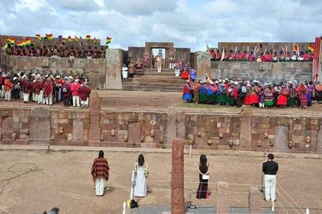 Evo Morales: como líder de los pueblos indígenas pide cuidar los recursos que brinda la tierra [+ fotos]