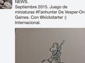 Verper Cels Piñol unen fuerzas:Fanhunter juego para septiembre