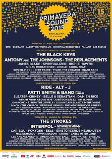Primavera Sound 2015: The Black Keys, Interpol, Patti Smith, James Blake, Damien Rice, Belle and Sebastian...